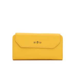 Casual P70758 Portefeuille cosmétique jaune Sacs et étuis pratiques et élégants - Product Image 3