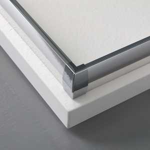 Set Bagno Genoa 80x100 con Porte Doccia in Vetro Trasparente - Product Image 3