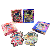 En stock : Sachet Mylar Astronaut 3,5g avec boîte et fenêtre, anti-odeur, pour l'emballage et le stockage alimentaire