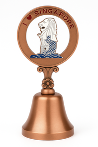 Cloche souvenir touristique en métal personnalisée avec logo, Paris, Londres, City Cointry, dîner, en vrac - Product Image 4