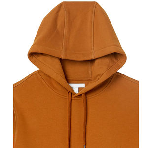 Venta al por mayor 100% algodón polar pulóver sudaderas con capucha de gran tamaño para los hombres logotipo personalizado diseño de impresión sólida para la temporada de invierno - Product Image 6