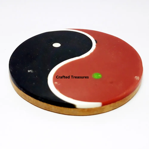 Gran demanda con diseño de precio razonable y posavasos artesanales de madera de diseño personalizado Fabricante de resina de madera de acacia DE LA India - Product Image 3