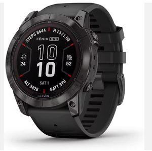 Montre connectée de qualité Fenixs 8 Pro 51 mm, boîtier en titane DLC gris carbone, capacité de charge solaire - Product Image 1