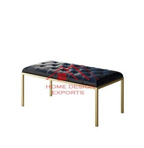 Banc en métal fait main, mobilier pour le salon, banc en métal pour le placement - Product Image 4