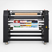 Laminateur thermique automatique à haute température grand format 63 pouces 1600 mm, machines de laminage à grande vitesse