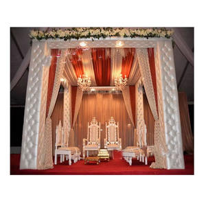 Piliers de mariage en cuir simples, couleur personnalisée, démontables, durables, décoratifs, DSTEXPORTS Party USA - Product Image 1