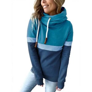 High Quality Different Color Custom <b>Women</b> <b>Hoodie</b> Fleece Material Customized Drawstring and Quick Dry Pullover Winter Woman Hoody - Product Image 4