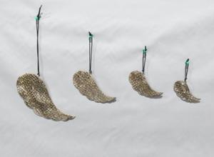 Decoraciones de Navidad hechas a mano a granel, hoja de Metal de cobre y hierro para el hogar, festivales, decoración elegante del hogar, plástico artificial - Product Image 3