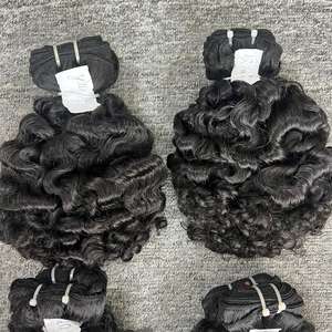 ผมต่อแบบชาวพม่าผมคน100% ผมดัดลอนแบบชาวพม่าผมคนหนึ่งผมจริงจากเวียดนาม - Product Image 5