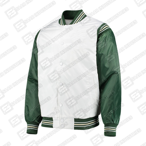 Chaqueta Bomber de Lana Personalizada de Alta Calidad, Cuello Redondo, Estilo Universitario, para Hombre y Mujer, Unisex - Product Image 2