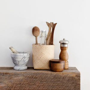 Cute seagrass straw pen storage holder top selling natural sea grass <b>pencil</b> basket container - Product Image 6