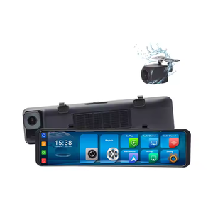 Xe chơi không dây 4k gương xe DVR 11.26 inch màn hình cảm ứng xe hộp đen DVR Ghi Wifi phía trước và phía sau Dash Cam - Product Image 1