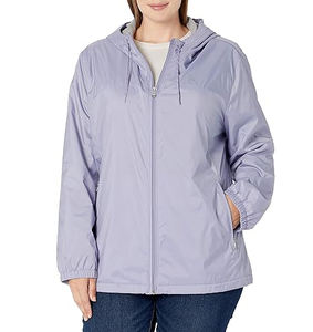 Sudadera cortavientos para mujer hecha a medida con cremallera, sudadera transpirable de secado rápido, material de alta calidad con logotipo personalizado - Product Image 1