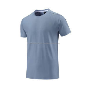 Verified Supplier Summer Men's Gym Round-neck Sports Slim Fit <b>t</b> Shirt for Men Running Light Weight Autumn <b>Back</b> to School <b>t</b> Shirt - Product Image 3