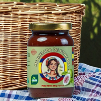 Mermelada de Guayaba Dulce Preservada Filtrada de 260g en Tarro con Jarabe, Envasado al Vacío, La Mejor, con un Año de Vida Útil