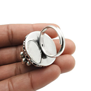 แหวนสวยงามสำหรับผู้หญิงเด็กผู้หญิงแหวน925เงินสเตอร์ลิงออกซิไดซ์แหวนปรับได้สำหรับเครื่องประดับของขวัญวันครบรอบแต่งงาน - Product Image 4