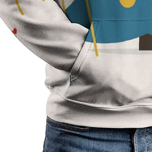 Sudaderas Personalizadas de Navidad para Hombre, 100% Algodón, Color Sólido con Impresión por Sublimación y Logotipo Bordado, Venta al Por Mayor OEM - Product Image 5