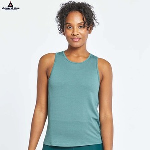 Custom Logo Lightweight Screen Printed Gym Clothing Sexy Yoga Breathable Sports Wear Tank <b>Top</b> Workout Women Yoga Fitness Vest - Product Image 6