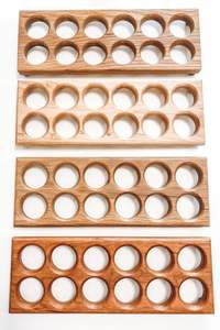 Appelé PORTE-OEUFS EN BOIS DE HAUTE QUALITÉ POUR LA CUISINE DE LA FERME et le marché Plateau à œufs pour ustensiles de cuisine Keed Egg Safe - Product Image 5