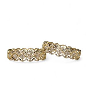 High on Demanded Party Wear Waterproof Brass <b>Women</b> Bangle Set <b>Bracelet</b> for Gift at Affordable Price in Bulk Quantity - Product Image 1