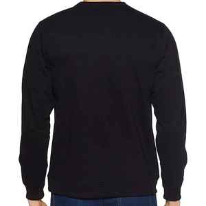 เสื้อสเวตเชิ้ต ผ้าฝ้าย 100% เนื้อหนา แห้งเร็ว สีพื้น เป็นมิตรกับสิ่งแวดล้อม รับสั่งทำ พิมพ์โลโก้ คอเสื้อแบบลำลอง สำหรับผู้ชาย ฤดูหนาว - Product Image 2