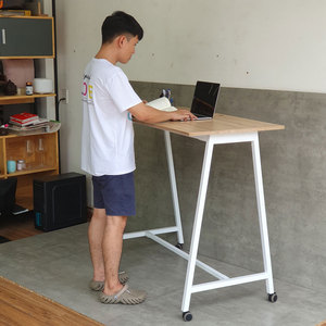 โต๊ะทำงานสำนักงาน FOS รุ่นใหม่ ขนาด 120x60 ซม. ทำจากไม้อัดและเหล็ก ดีไซน์มินิมอล เฟอร์นิเจอร์สำนักงาน ใช้ได้ทั้งที่บ้านและห้องนอน - Product Image 3