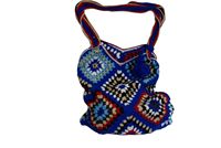 Sacs en crochet marocains faits à la main, dentelle en coton, styles de fleurs artificielles, kits de broderie au point de croix DIY, artisanat textile