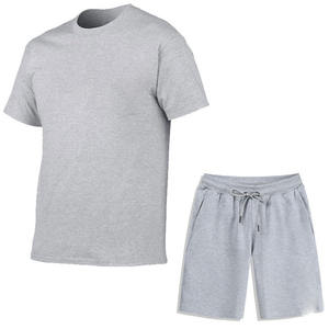 Conjunto de Verano para Hombre de Dos Piezas, Camiseta y Pantalones Cortos, 100% Algodón, Corte Regular, Casual - Product Image 5