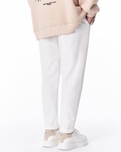 OEM 2024 Pantalon de jogging en coton lourd personnalisé de haute qualité pour hommes Basic Premium New Trend Loose Flat Puff Options Wholesale Offer - Product Image 4