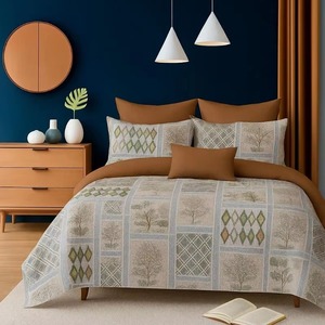 ชุดผ้าปูที่นอนผ้าเรยอนใยไผ่ผ้าเรยอนเนื้อนุ่มพิมพ์ลาย - Product Image 1