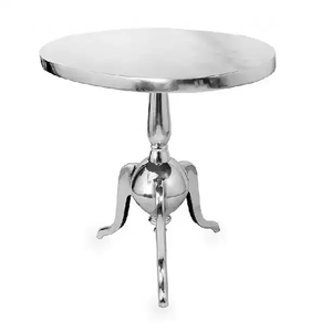 Table de centre en métal fabriqué en aluminium de l'Inde Design élégant Table d'appoint classique faite à la main Qualité supérieure Design personnalisé - Product Image 3