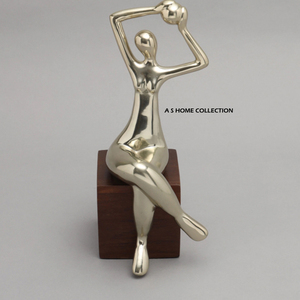 Sculpture d'arbre en métal de conception ultime, sculpture de haute qualité avec finition dorée et base en marbre pour la décoration de table - Product Image 4