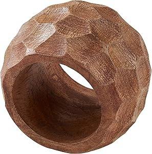 Anneaux de serviette artisanaux en bois de bambou naturel exclusif nouvellement conçu rond de serviette en bambou fabriqué à partir de FWE - Product Image 4