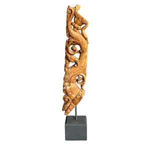 Support en bois au design traditionnel antique - Product Image 1