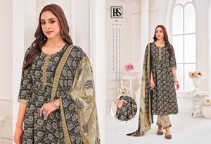 Conjunto de traje Dupatta de 3 piezas de algodón puro de calidad estándar para mujer, ropa india y paquistaní, ropa de boda y fiesta - Product Image 5