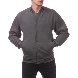 Chaquetas Varsity de Alta Calidad Unisex, Bordado Personalizado, Cuerpo de Lana, Mangas de Cuero PU, Forro Interior, Logotipo Personalizado - Product Image 2