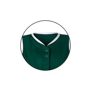 Uniforme de baseball à boutons pour hommes, maillot à manches courtes de haute qualité pour jeunes, avec sublimation personnalisée, vente en gros - Product Image 2