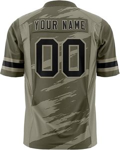 Vente chaude Logo Personnalisé Impression Poids Léger Polyester Matériel Vêtements De Sport Maillot De Football Américain - Product Image 3