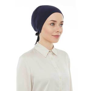 Lavender Bone <b>Neckerchief</b> with Penye Lacivert Design - Product Image 1