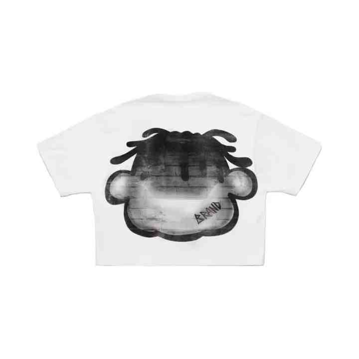 Custom Heavyweight Cropped Boxy Fit Tshirt Manufacturer Oversized Boxy Drop Shoulder Cartoon Pictures T-shirt Men's T-Shirts