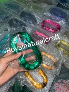 ห่วงโซ่อะคริลิคทำจากเรซิ่นชัคกี้ขนาดใหญ่ประดับผนังเทียมมีหลายสี - Product Image 5