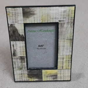 High Quality Eco-Friendly Modern Real Ox Horn Inlay Polished Handicraft Picture <b>Frame</b> Home Hotel - Product Image 1