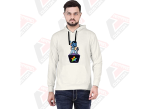 Premium Men's Pullover Hoodie Ultra Cozy Soft 100% Cotton Embroidered Beaded Stonewashed Eco-Friendly Winter Season Customized - Product Image 2
