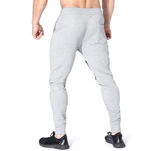 Cotton fleece Jogger fabric 280- 320 GSM breathable material <b>elastic</b> waist drawstring cuffed ankle custom logo Cotton Sweatpants - Product Image 5