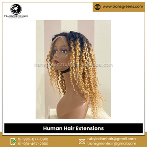 Virgin Temple Hair Grade 100% Perruques indiennes brutes non transformées 4x4 Deep Curly Human Hair Perruques de distributeur en vrac - Product Image 6