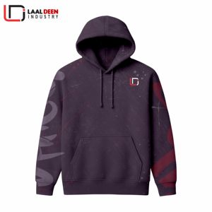 เสื้อฮู้ดสวมหัวผ้าคอตตอนโพลีเอสเตอร์ฤดูหนาวผ้าหนา260ก. เป็นมิตรต่อสิ่งแวดล้อมสำหรับผู้ชาย2025 - Product Image 5