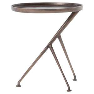 Table basse ronde décorative pour la maison en métal et verre en acier inoxydable Nouveau look Table d'appoint de luxe Article artisanal indien Produit de qualité supérieure - Product Image 5