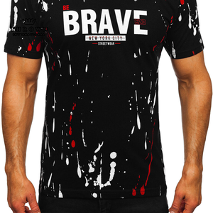 Vente chaude imprimé à manches courtes léger énergique microfibre nouveau Design sport à la mode bambou écologique t-shirts - Product Image 2