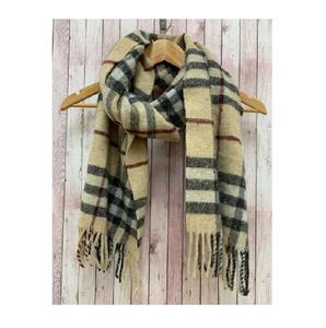 Second Hand Used <b>Wool</b> Printed Shawls <b>Scarves</b> <b>Women</b> Winter <b>Scarf</b> - Product Image 1