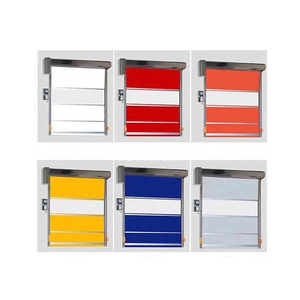Porte rapide à enroulement automatique en <span class=keywords><strong>PVC</strong></span>, résistante au vent, Hormann Industrial, accès rapide, porte de sécurité pour entrepôt - Product Image 5